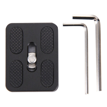 Fittest PU-50 Universal Aluminium Alloy Quick Release Plate with Rubber Cushion, PU-50