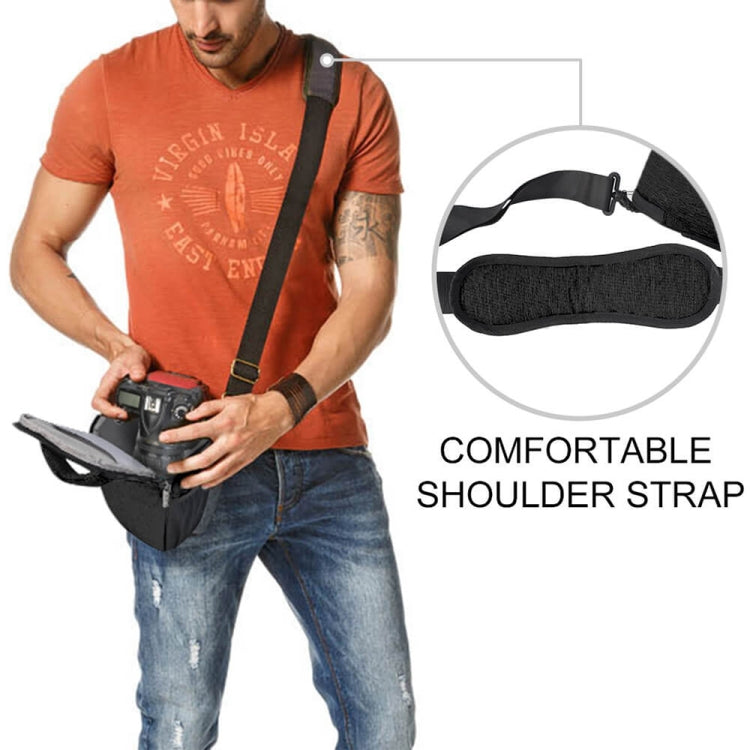 CADEN D1 Waterproof Crossbody Shoulder SLR Camera Bag, Size: 19 x 13x 21cm, D1 19 x 13x 21cm