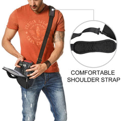 CADEN D1 Waterproof Crossbody Shoulder SLR Camera Bag, Size: 19 x 13x 21cm, D1 19 x 13x 21cm