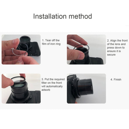 JSR NIGHT Lens Filter for Panasonic LUMIX LX10, NIGHT Filter