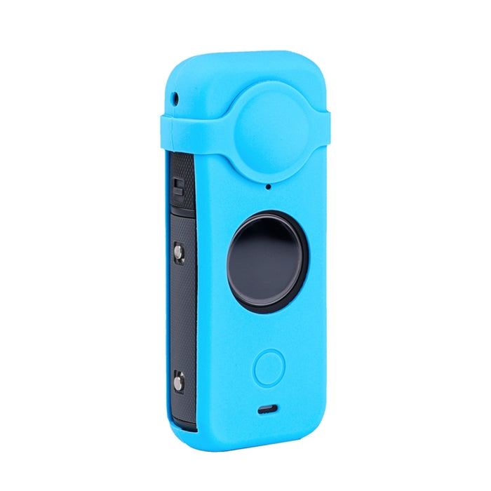 Funda de silicona a prueba de polvo de cuerpo completo con cubierta de lente para Insta360 ONE X2, 2