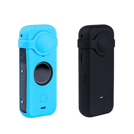 Full Body Dust-proof Silicone Case with Lens Cover for Insta360 ONE X2, 2