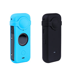 Full Body Dust-proof Silicone Case with Lens Cover for Insta360 ONE X2, 2