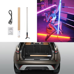 LUXCeO Mood1 85cm RGB Colorful Atmosphere Rhythm LED Stick Handheld Video Photo Fill Light with Tripod, 85cm with Tripod