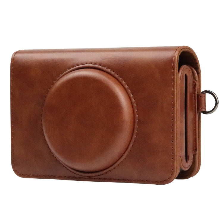 For Kodak Mini Shot2 Retro / C210R instax Full Body Camera PU Leather Case Bag with Strap
