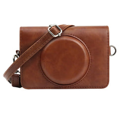 For Kodak Mini Shot2 Retro / C210R instax Full Body Camera PU Leather Case Bag with Strap