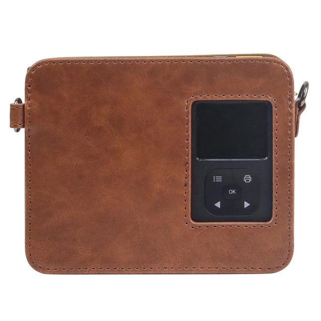 For Kodak Mini Shot 3 Square Retro / C300R instax Full Body Camera PU Leather Case Bag with Strap