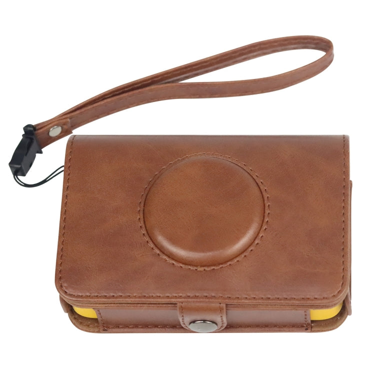 For Kodak PRINTOMATIC Full Body Camera PU Leather Case Bag with Strap