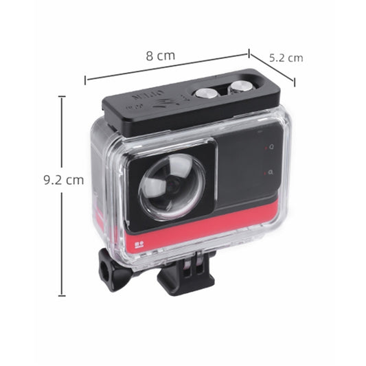 For Insta360 One RS 360 Edition 60m Underwater Depth Diving Case Waterproof Housing, For Insta360 One RS