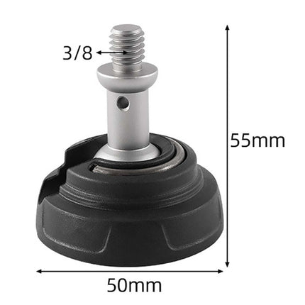 BEXIN GSF50-S Tripod 3/8 inch Stainless Steel Foot Spikes Plastic Foot Pad, GSF50-S