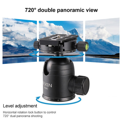 BEXIN RC334 Portable Collapsible Carbon Fiber Camera Tripod, RC334