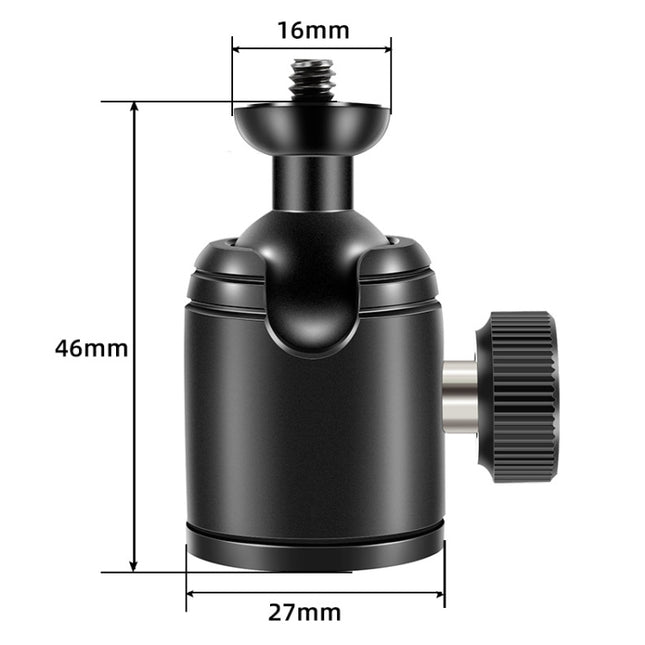 BEXIN K18A Mini 360 Degree Rotation Panoramic Metal Ball Head