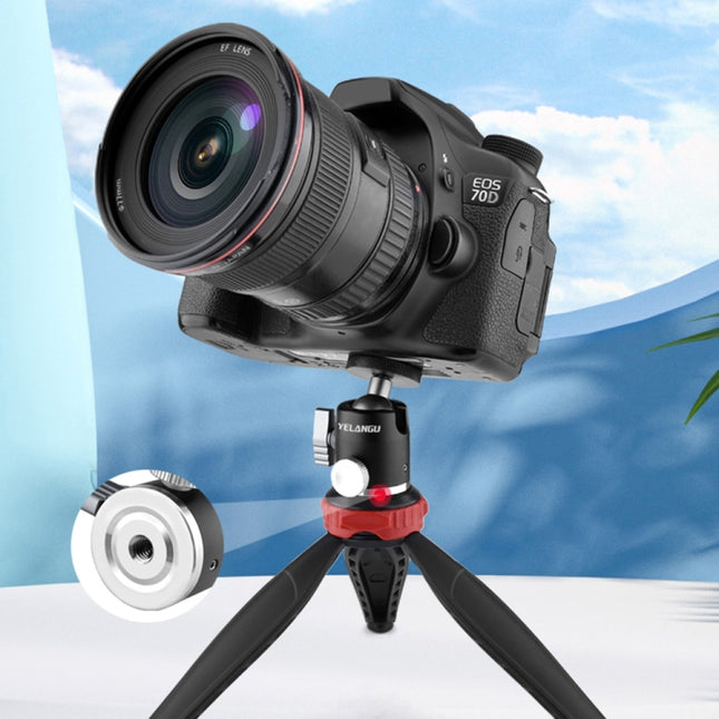 YELANGU LW-A01 Panoramic Metal Tripod Ball Head Adapter, LW-A01