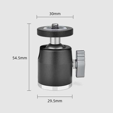 YELANGU LW-A01 Panoramic Metal Tripod Ball Head Adapter, LW-A01