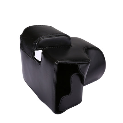 Full Body Camera PU Leather Case Bag with Strap for Canon EOS M5