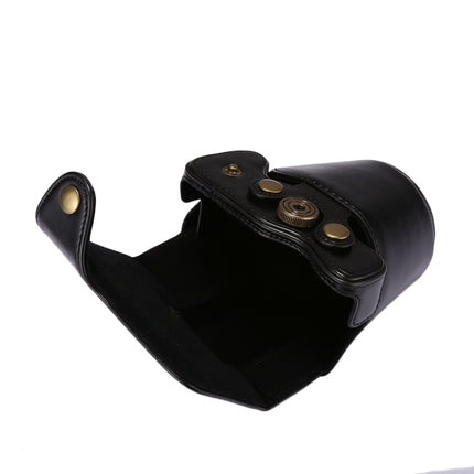 Full Body Camera PU Leather Case Bag with Strap for Canon EOS M5