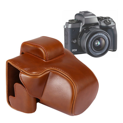 Full Body Camera PU Leather Case Bag with Strap for Canon EOS M5