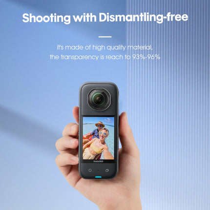 Für Insta360 X3 STARTRC Objektivschutz PC-Schutzabdeckung, Für Insta360 X3 Objektivschutz