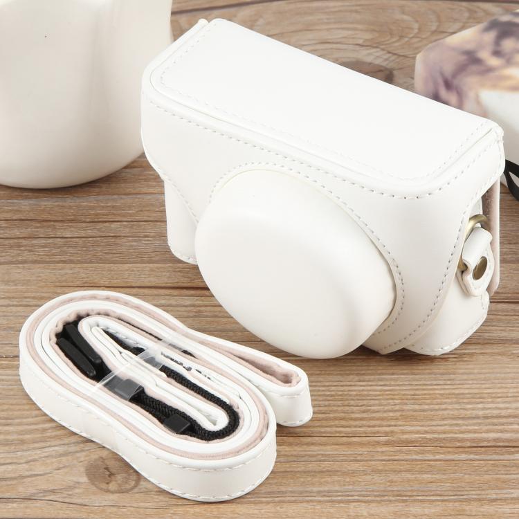 For Sony ZV-1F Vlog Camera Full Body Leather Camera Case Bag with Strap