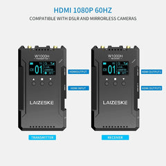 LAIZESKE W1000H 1000FT HDMI Wireless Video Transmission System, W1000H