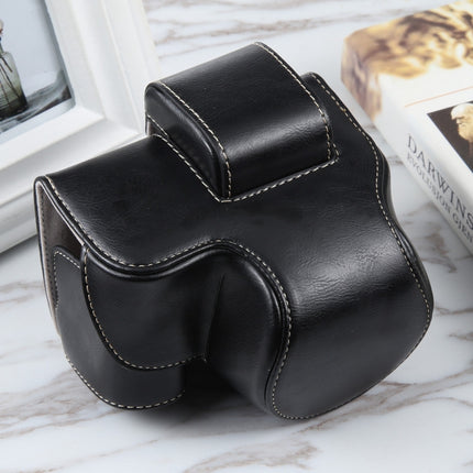 For Nikon Z50 / Z30 Camera Full Body Magnetic Leather Camera Case Bag with Strap