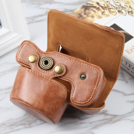 For Nikon Z50 / Z30 Camera Full Body Magnetic Leather Camera Case Bag with Strap