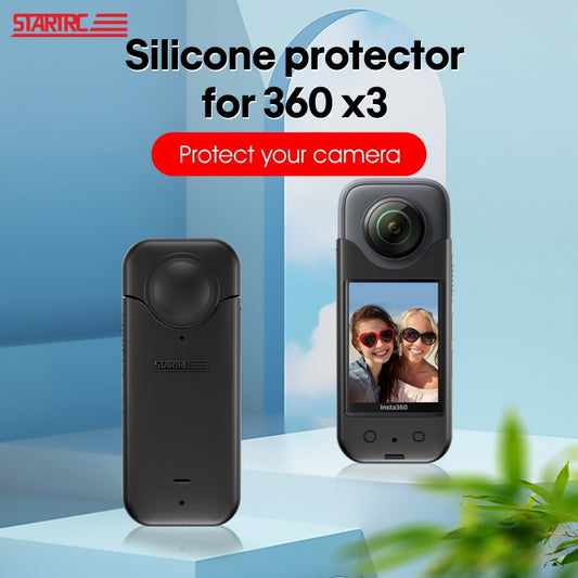 For Insta360 X3 STARTRC Full Body Silicone Protective Case, Full Body