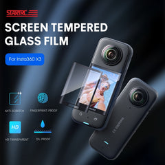 For Insta360 X3 STARTRC 2pcs Curved  HD Explosion-proof Soft Film, For Insta360 X3 Soft Film