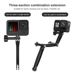 Joint Aluminum Extension Arm Grip Extenter for GoPro, Insta360, DJI and Other Action Cameras, Length: 10.8cm, 10.8cm