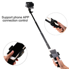 30-93cm Grip Foldable Tripod Holder Multi-functional Selfie Stick Monopod for GoPro, Insta360, DJI and Other Action Cameras, Phones, Length: 30-93cm