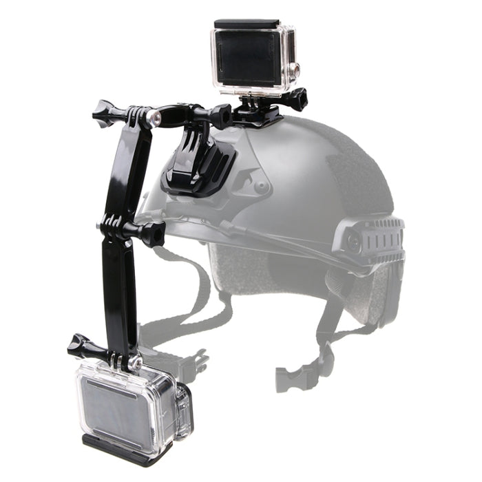 Helmet Front Mount Bundle Set for GoPro, Insta360, DJI and Other Action Cameras, Mount Bundle Set