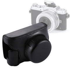 Full Body Camera PU Leather Camera Case Bag with Strap for Panasonic Lumix GF7 / GF8 / GF9 (12-32mm / 14-42mm Lens)