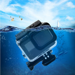 For GoPro HERO6 /5  30m Waterproof Housing Protective Case + Hollow Back Cover with Buckle Basic Mount & Screw, No Need to Disassemble Lens(GP413), Housing Case+ Back cover