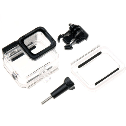 For GoPro HERO6 /5 Skeleton Housing Protective Case + Hollow Back Cover with Buckle Basic Mount & Screw, No Need to Disassemble Lens, Hollow Back Cover
