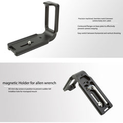 FITTEST FLN-D850 Vertical Shoot Quick Release L Plate Bracket Base Holder for Nikon D850