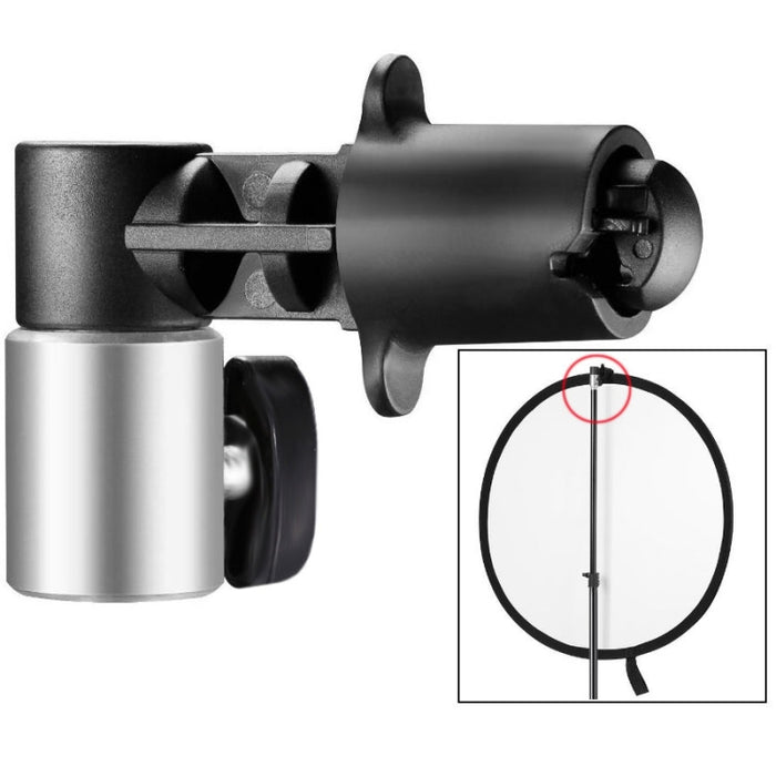 Photo Video Photography Studio Reflector Holder Clip for Light Stand, Light Stand