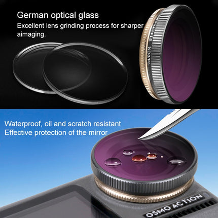 Sunnylife OA-FI179 Lens Diving Filter for DJI OSMO ACTION, OA-FI179, Purple