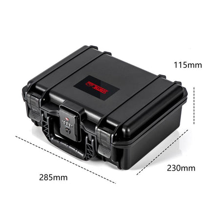 For Insta360 X5 / X4 STARTRC Combination Lock Waterproof PP Dual-layer Suitcase Storage Box