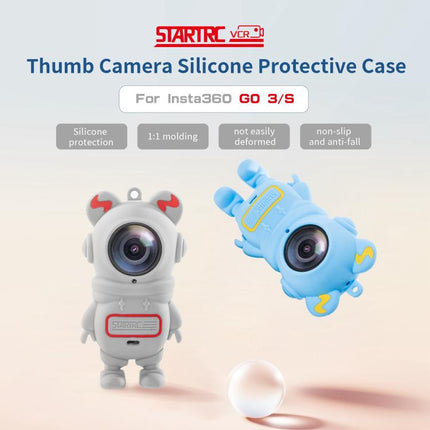 For Insta360 GO 3S STARTRC Cartoon Silicone Protective Case