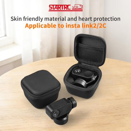 For Insta360 Link 2 / 2C / 2 Pro STARTRC Mini Portable Body Diamond Texture PU Storage Bag, For Insta360 Link 2