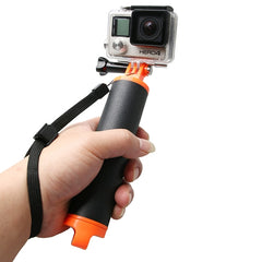 Floating Handle Grip with Tripod Holder & Adjustable Anti-lost Strap for GoPro, Insta360, DJI and Other Action Cameras, Tripod Holde