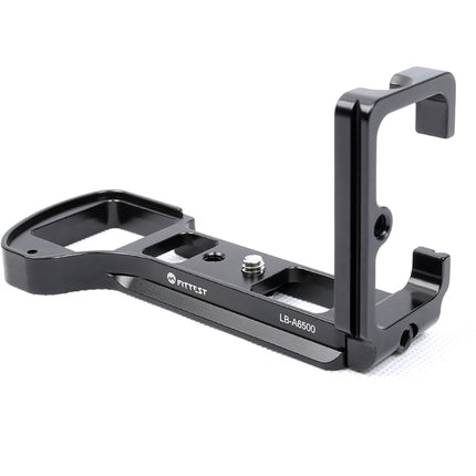 FITTEST LB-A6500 Vertical Shoot Quick Release L Plate Bracket Base Holder for Sony  ILCE-6500 (A6500) Camera Metal Ballhead