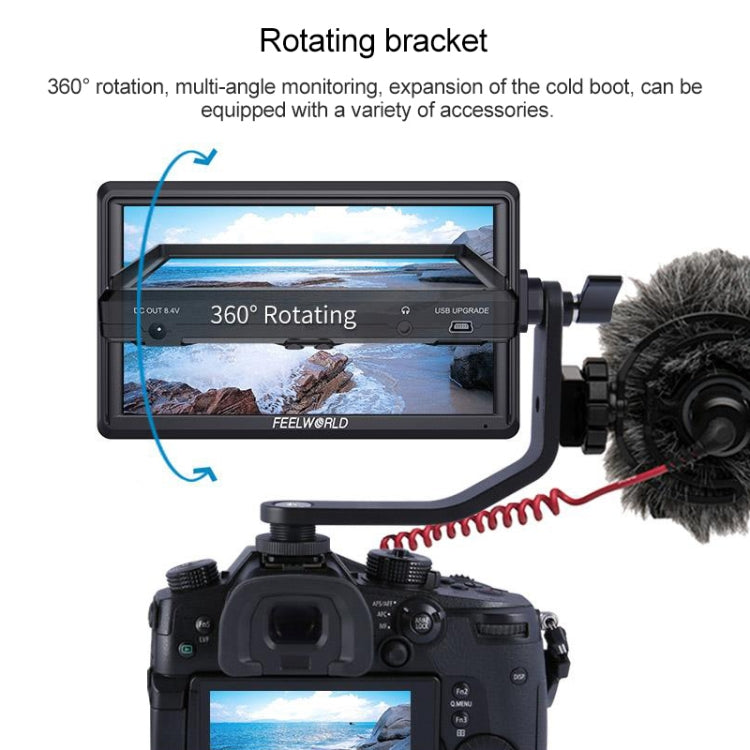 FEELWORLD S55 V2 1920x1152 HDMI 5.5 inch Camera Field Monitor, S55