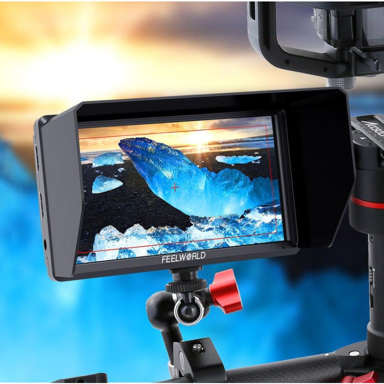 FEELWORLD S55 V2 1920x1152 HDMI 5.5 inch Camera Field Monitor, S55