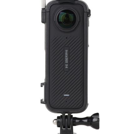 Marco protector de plástico ABS con soporte adaptador y tornillo para zapata fría Insta360 X4, marco ABS