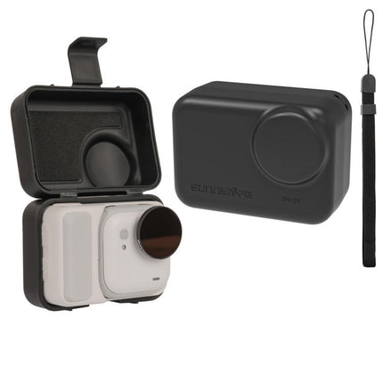 For Insta360 GO Ultra Sunnylife Portable Protective Case Shock-proof Dust-proof Storage Box with Lanyard, For Insta360 GO Ultra
