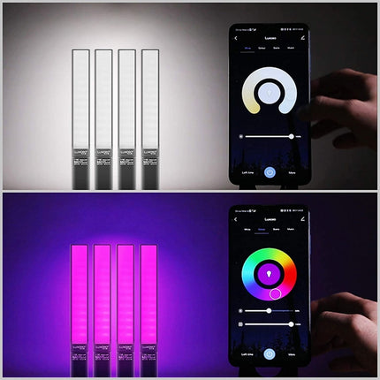 LUXCeO P6 RGB Colorful Photo LED Stick Video Light Handheld APP Control Full Color LED Fill Light, P6
