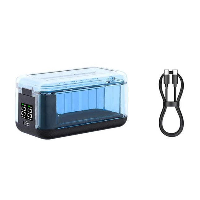 For Insta360 X4 Air Dual-Channel Battery Charger Storage Box Charging Hub With LED Indicators, For Insta360 X4 Air (Transparent)