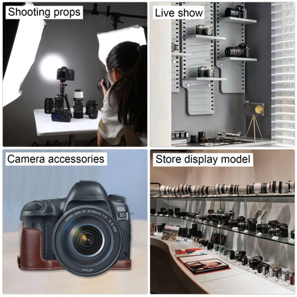 Non-Working Fake Dummy DSLR Camera Model Photo Studio Props with with 24-70 Lens & Hood for Canon EOS 5D Mark IV
