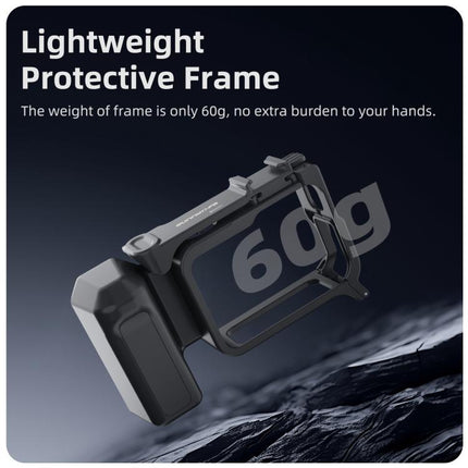 Sunnylife Street Photography Handle Ergonomic Hand Grip Quick Release Shutter Handle for Insta360 Ace Pro 2 / 1, EP2-BK037 For Insta360 Ace Pro 2 / 1